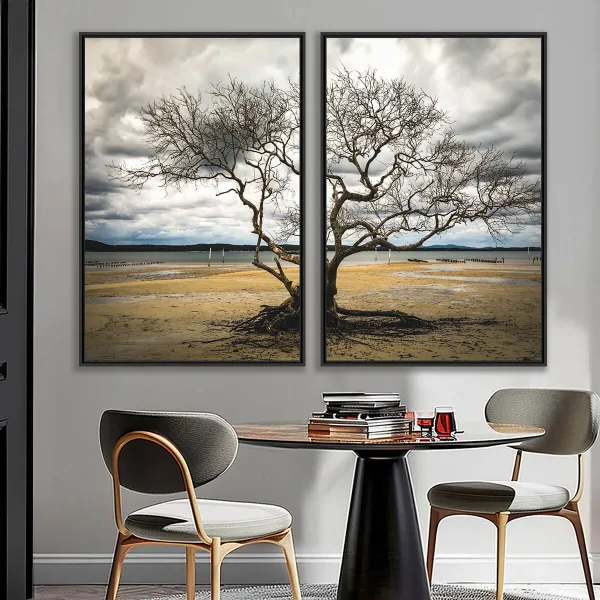 Quadro Árvore Sem Folhas Duo decorativo