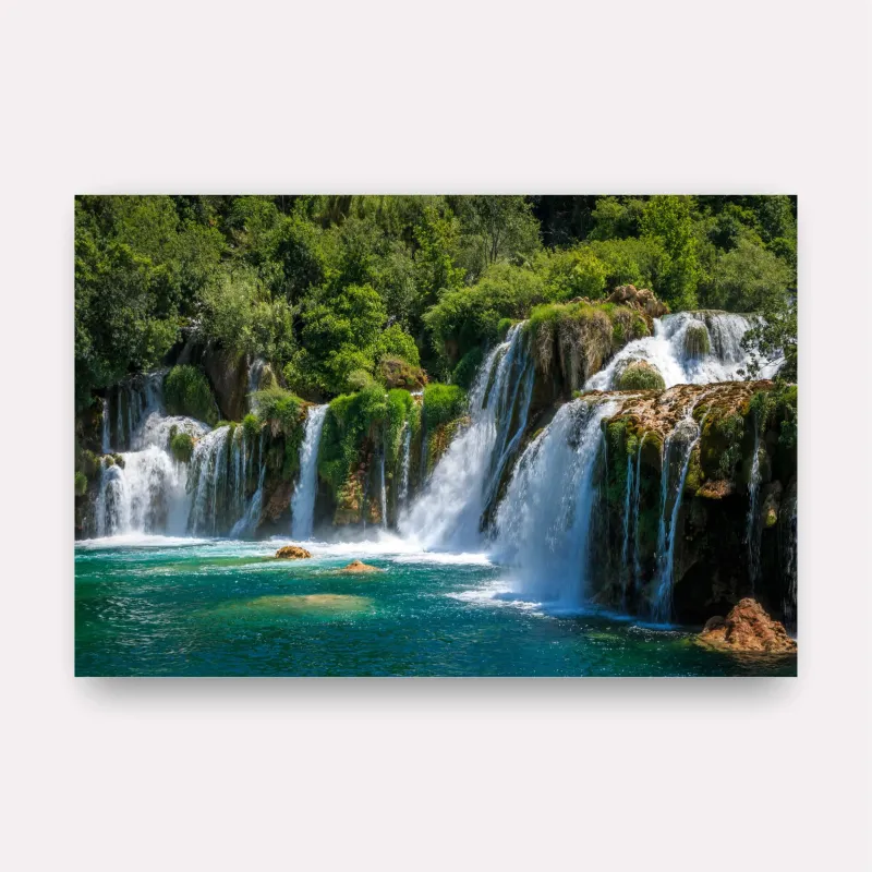 Quadro Paisagem Cachoeira Paraíso Encontro das Águas