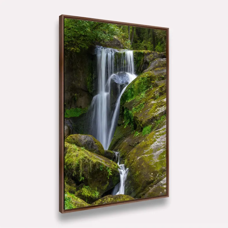 Quadro Paisagem Harmonia da Cachoeira Verdejante