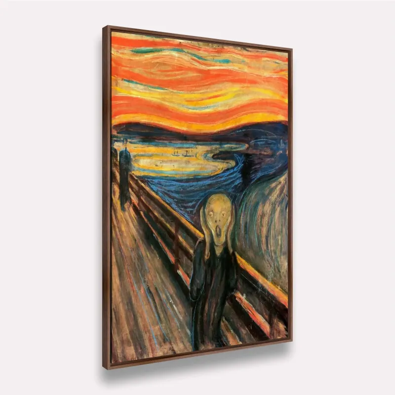 Quadro O Grito Friso da Vida de Edvard Munch Releitura