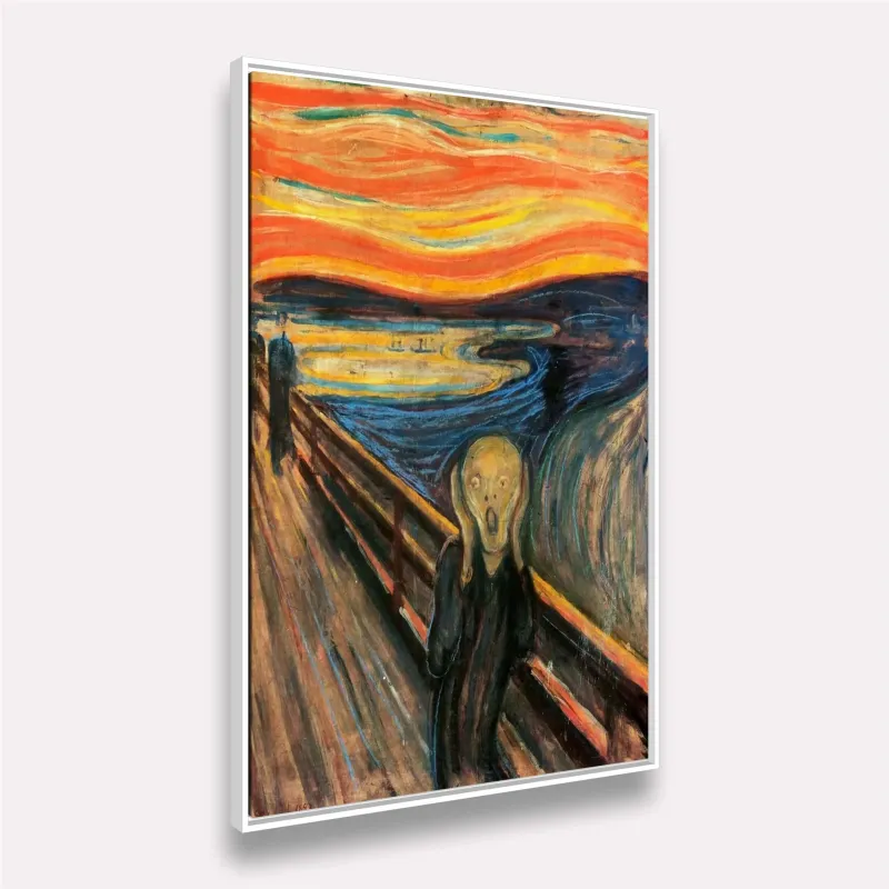 Quadro O Grito Friso da Vida de Edvard Munch Releitura