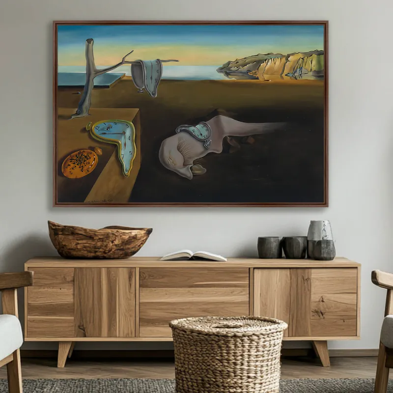 Quadro A Persistência da Memória de Salvador Dalí Releitura