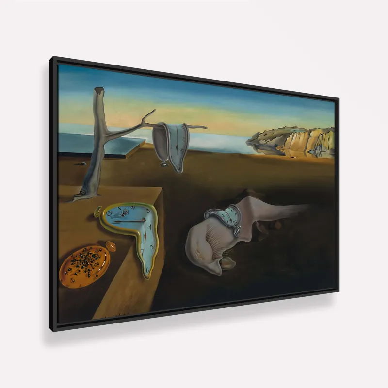Quadro A Persistência da Memória de Salvador Dalí Releitura