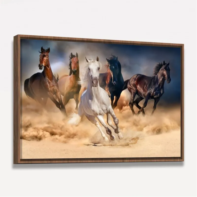 Quadro Cavalos Correndo em Arte decorativo