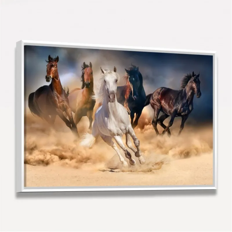 Quadro Cavalos Correndo em Arte decorativo