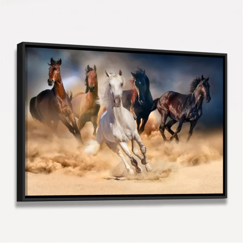 Quadro Cavalos Correndo em Arte decorativo
