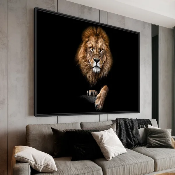 Quadro Leão de Judá em Arte decorativo