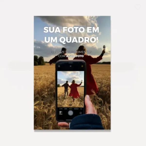 Quadro personalizado 1 peça 