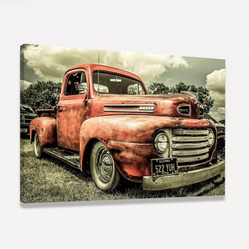 Quadro Carro Antigo - Truck Ford Vintage