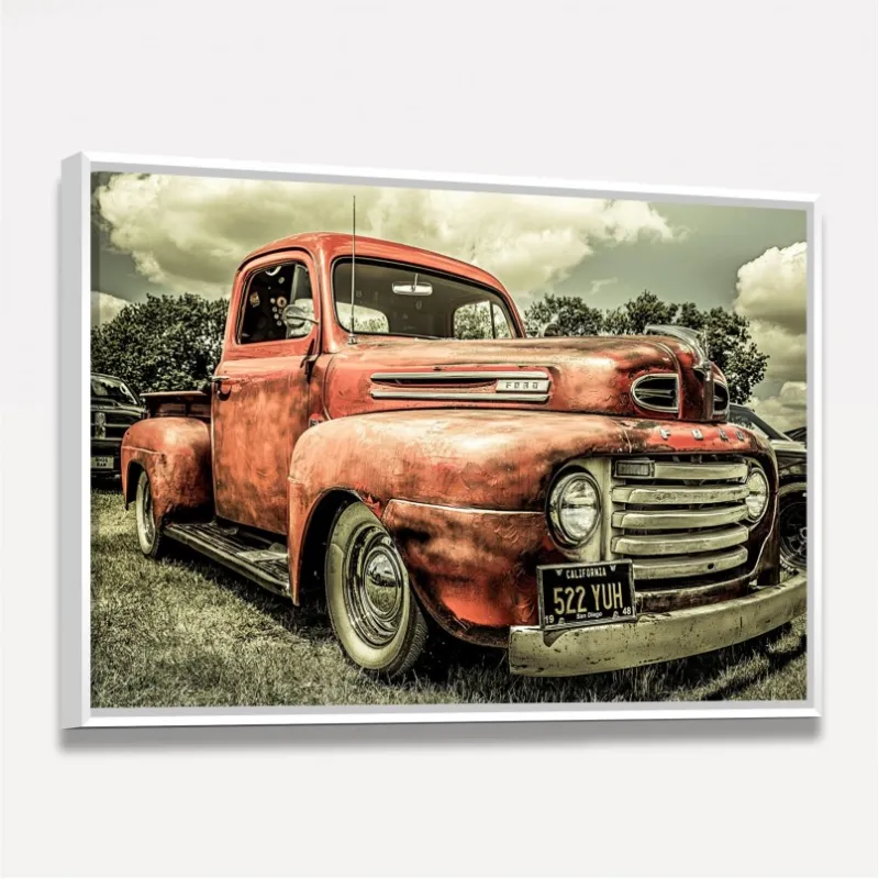 Quadro Carro Antigo - Truck Ford Vintage