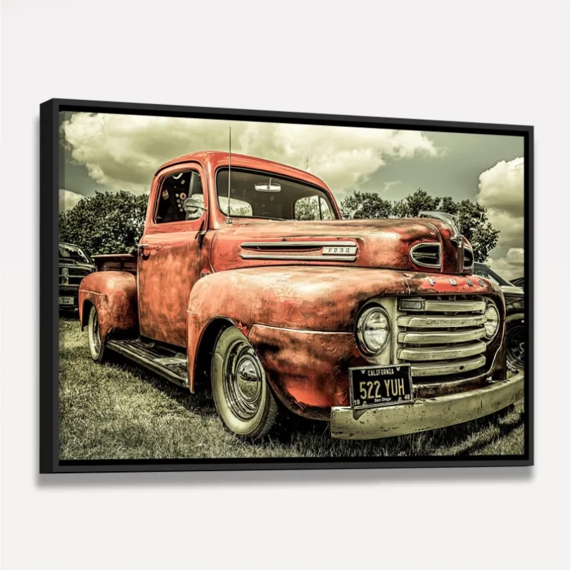 Quadro Carro Antigo - Truck Ford Vintage