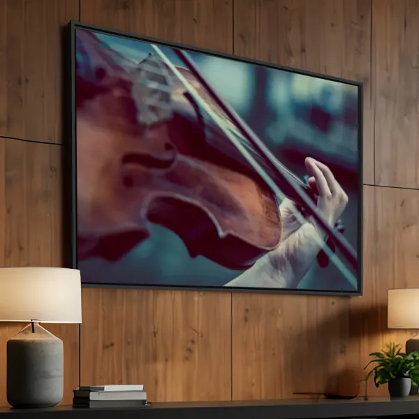 Quadro Violino A Arte de Tocar