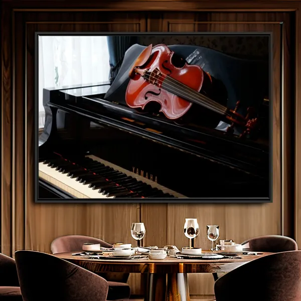 Quadro Piano & Violino decorativo