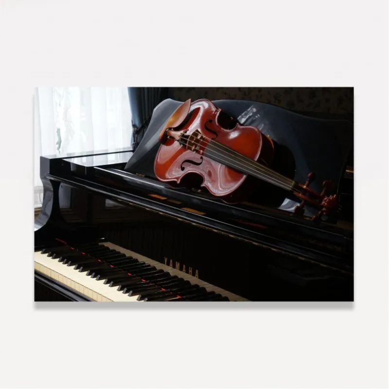 Quadro Piano & Violino decorativo