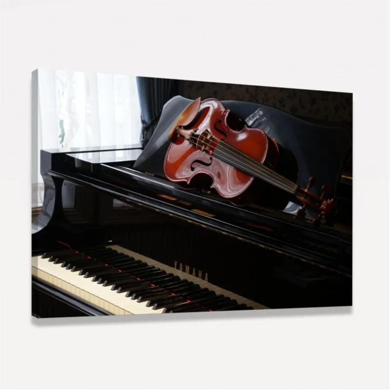 Quadro Piano & Violino decorativo