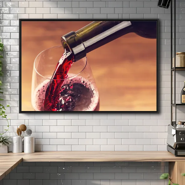 Quadro decorativo Uma Boa Taça de Vinho