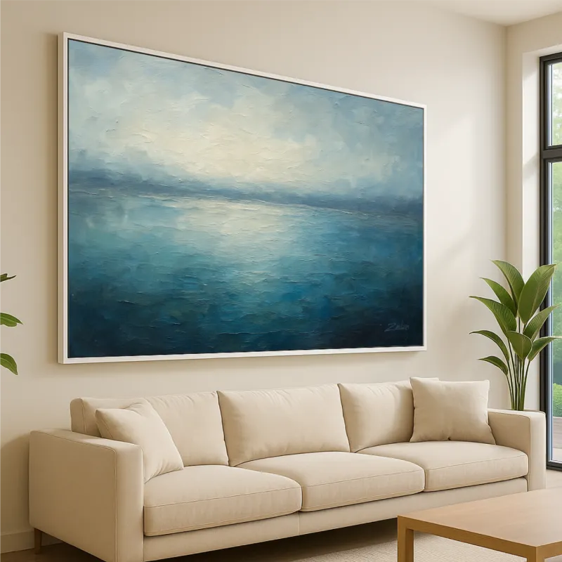 Quadro Abstrato O Lago