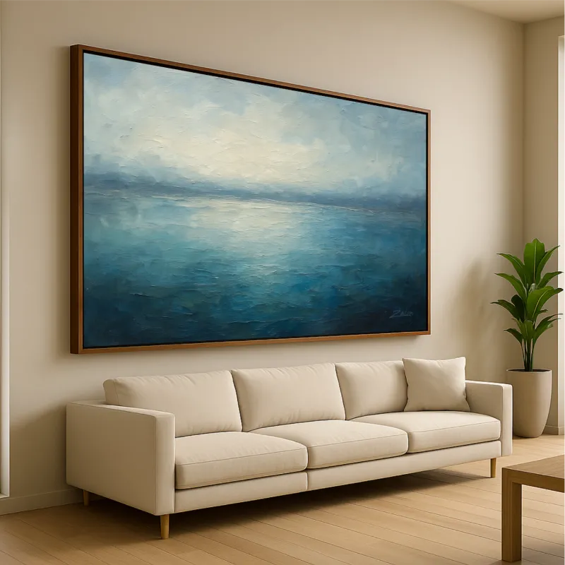 Quadro Abstrato O Lago