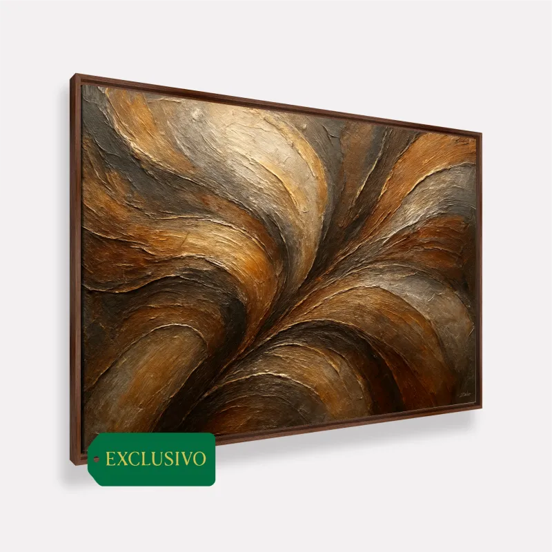 Quadro Abstrato Metais E Reflexos