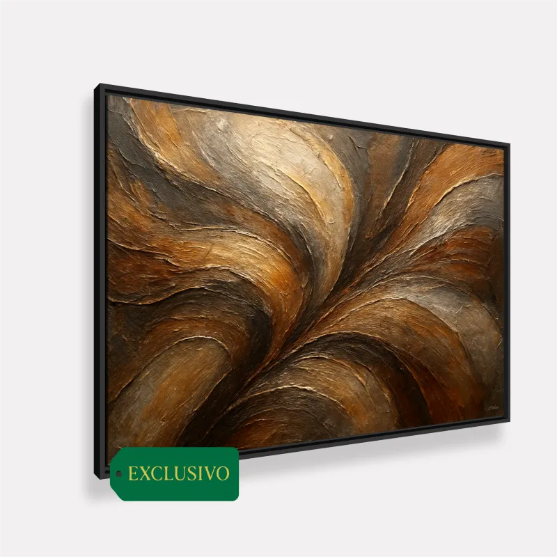 Quadro Abstrato Metais E Reflexos