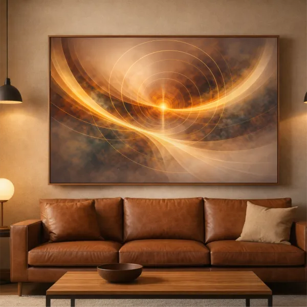 Quadro Abstrato Fonte