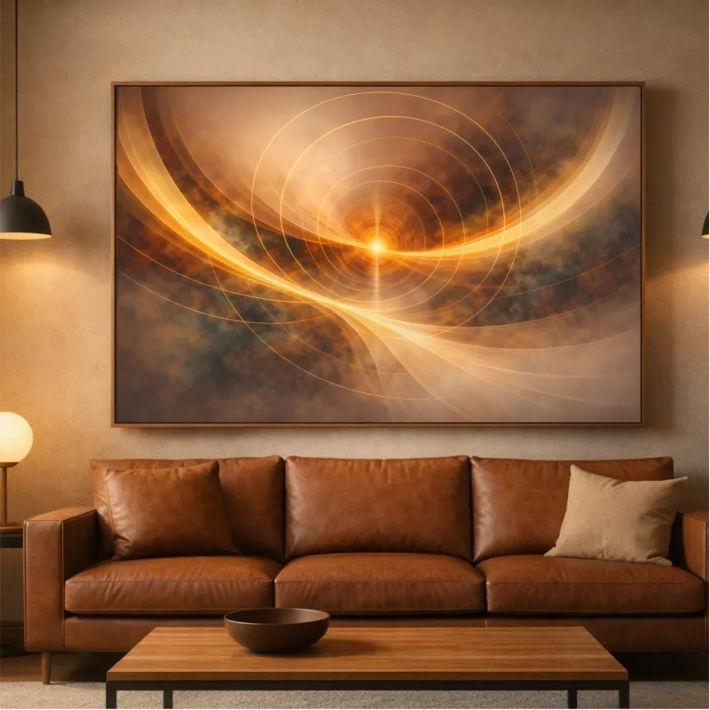 Quadro Abstrato Fonte