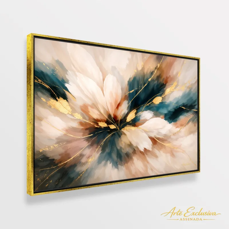 Quadro Abstrato a Origem o Ventre da Criação - Arte Exclusiva