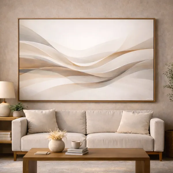 Quadro decorativo Abstrato Leveza