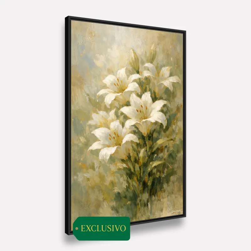 Quadro Lírios do Campo - Arte Exclusiva