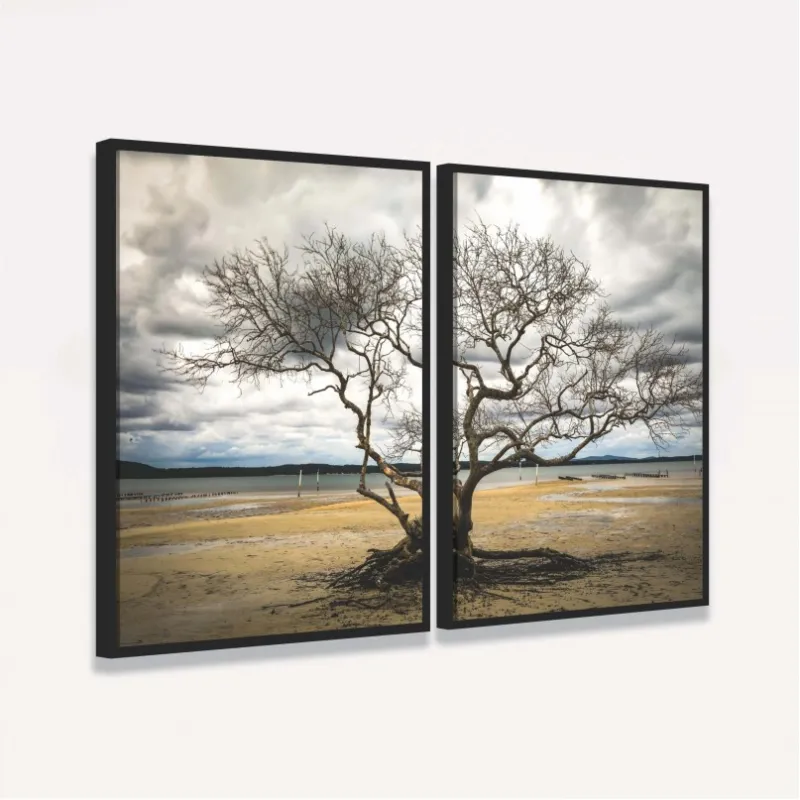 Quadro Árvore Sem Folhas Duo decorativo