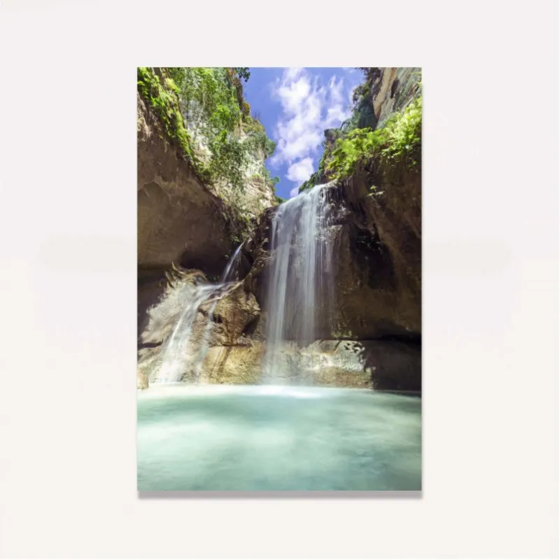 Quadro Cachoeira Paisagem Bela Cascata