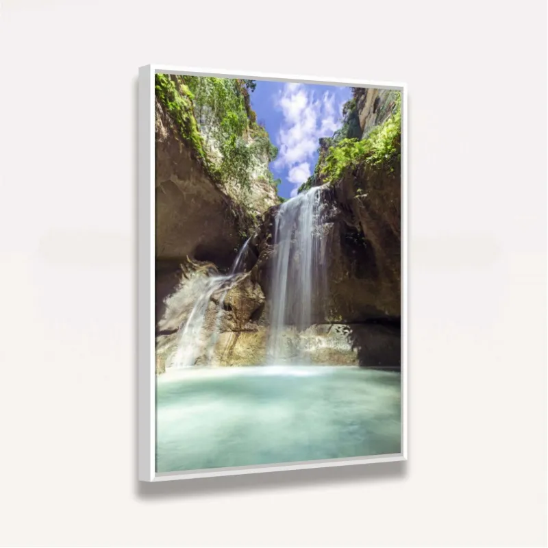 Quadro Cachoeira Paisagem Bela Cascata