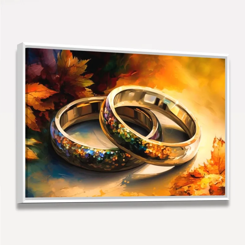 Quadro Alianças do Amor um Elo Indestrutível