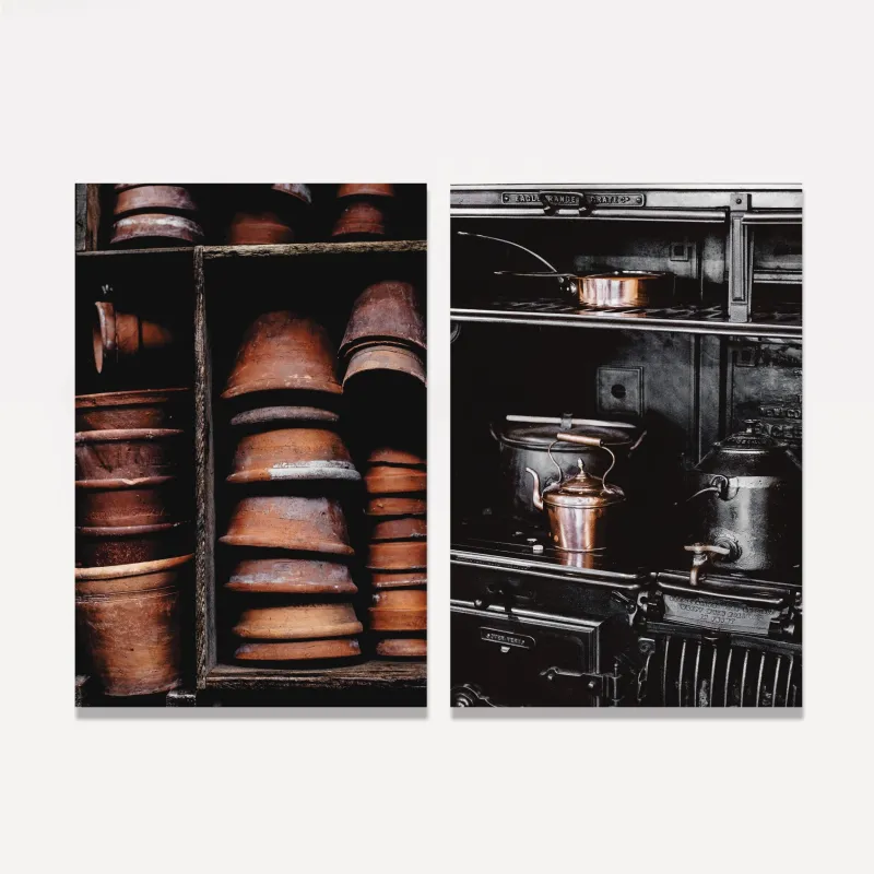 Quadro Duo Cozinha Vintage