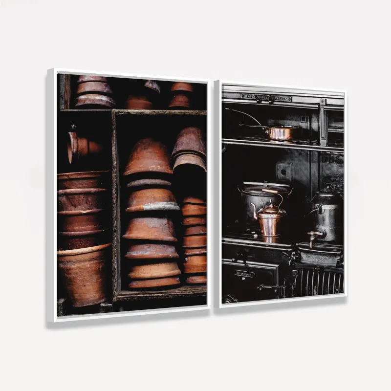 Quadro Duo Cozinha Vintage
