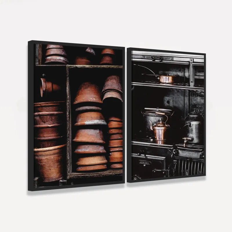 Quadro Duo Cozinha Vintage