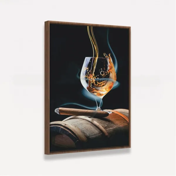 Quadro Decorativo Whisky & Cigars
