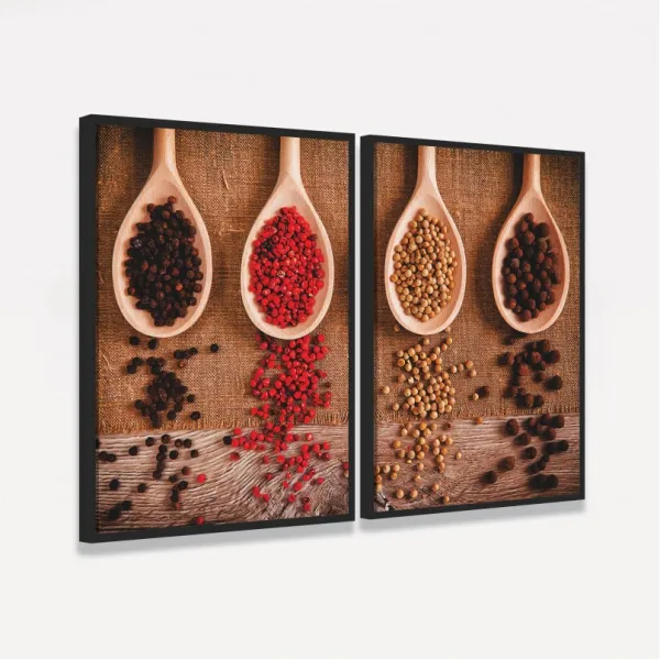 Quadro Duo Aroma dos Temperos