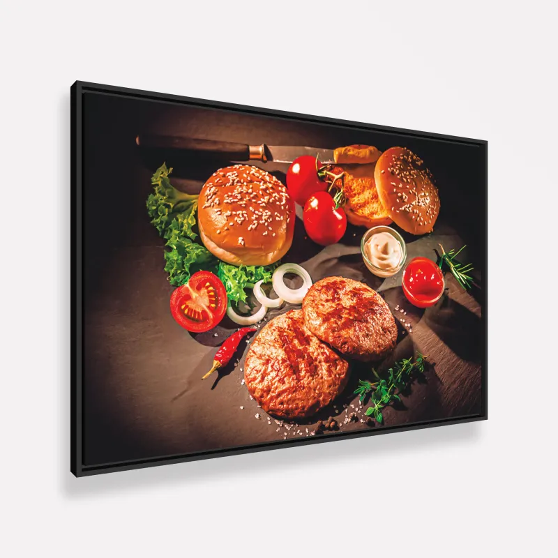 Quadro Decorativo Hambúrguer