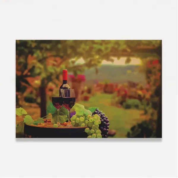 Quadro Decorativo Paisagem Vinícola