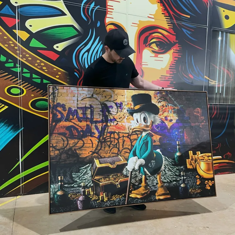 Quadro Tio Patinhas Milionário