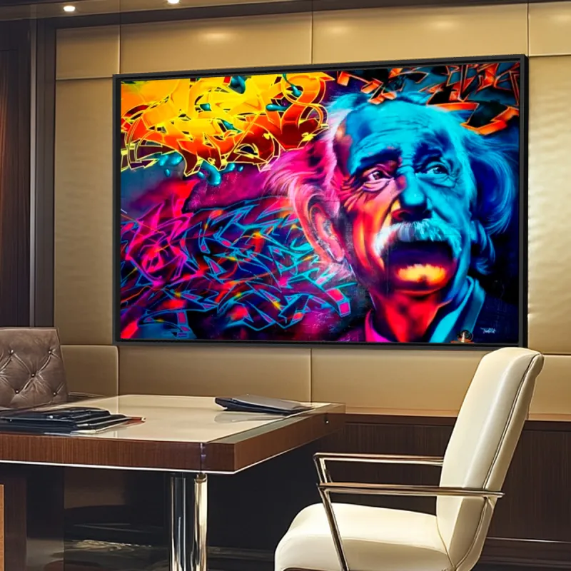 Quadro Pop Art Albert Einstein