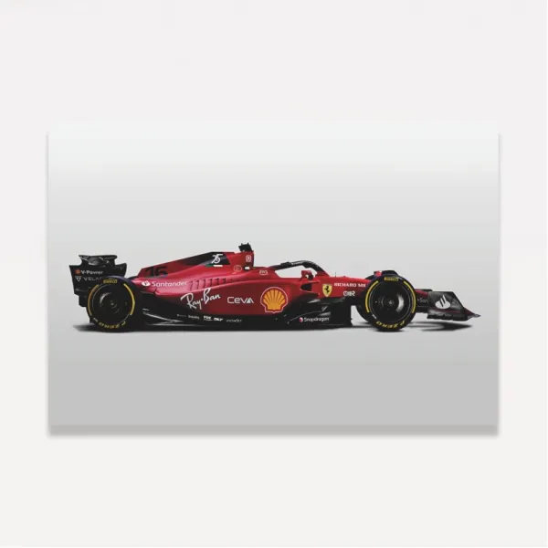 Quadro Carro de Corrida Ferrari F1-75