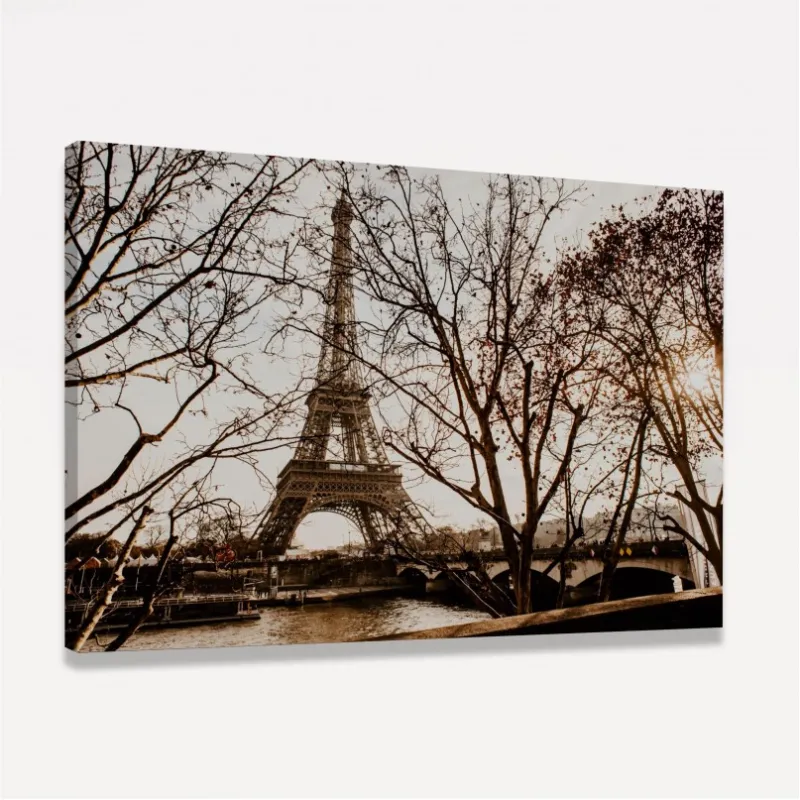 Quadro Torre Eiffel Paris em Arte Vintage