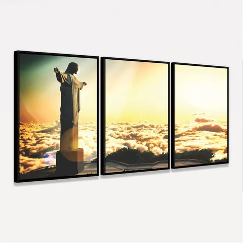 Quadro Cristo Redentor Ao Céu - Rio de Janeiro