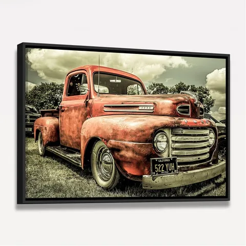 Quadro Carro Antigo - Truck Ford Vintage