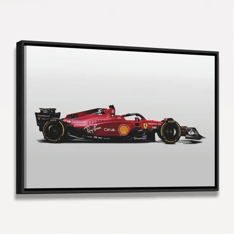 Quadro Carro de Corrida Ferrari F1-75