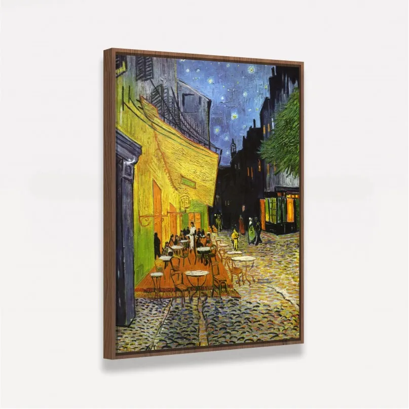 Quadro Terraço do Café - Van Gogh - Releitura Quadro Terraço do Café - Van Gogh - Releitura