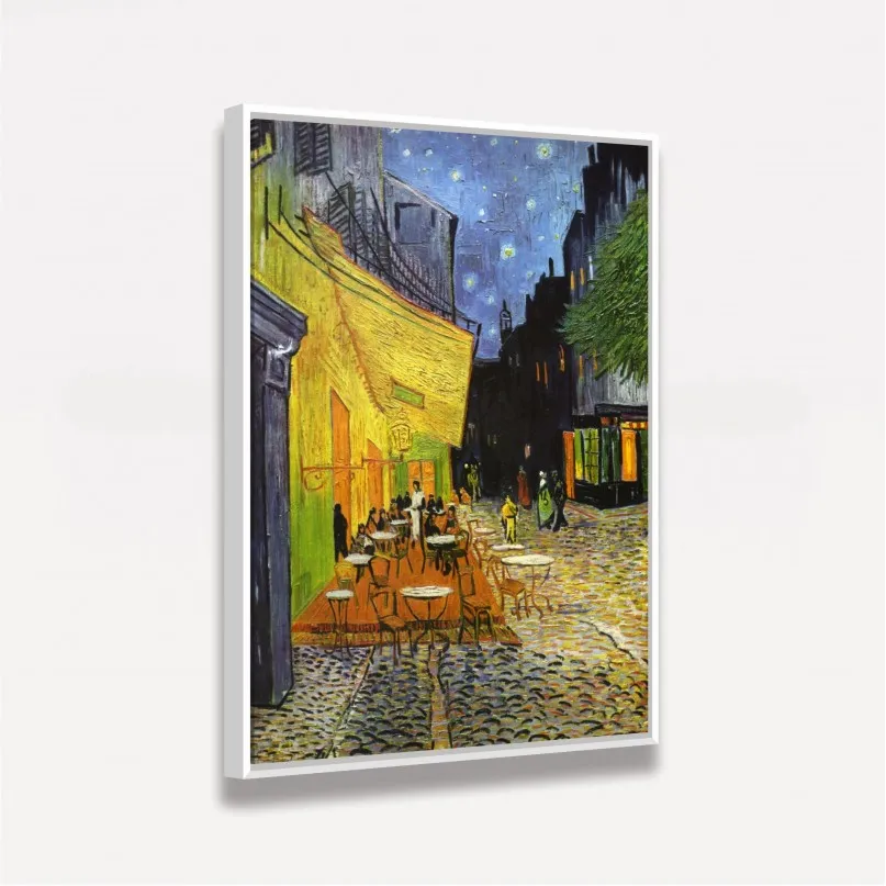 Quadro Terraço do Café - Van Gogh - Releitura Quadro Terraço do Café - Van Gogh - Releitura