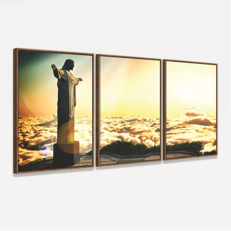 Quadro Cristo Redentor Ao Céu - Rio de Janeiro Quadro Cristo Redentor Ao Céu - Rio de Janeiro